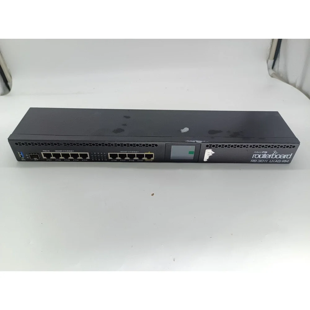 MikroTik Routerboard RB3011UiAS-RM Gigabit Ethernet 10-Port Router No PSU b1 - Picture 1 of 4